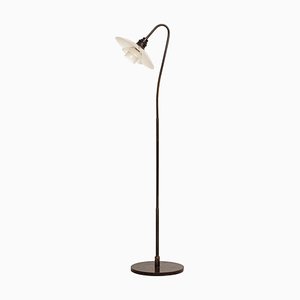 Lámpara de pie modelo Syvtallet danesa de Poul Henningsen para Louis Poulsen, años 30