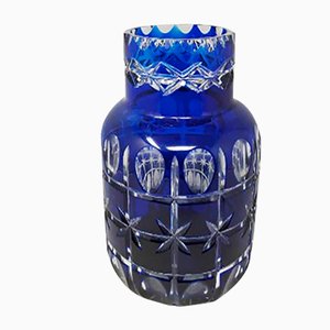 Blaue Italienische Vintage Vase von Creart, 1960er