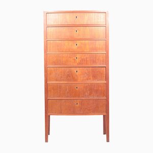 Mid-Century Teak Chest of Drawers by Ole Wanscher for Illums Bolighus, 1960s