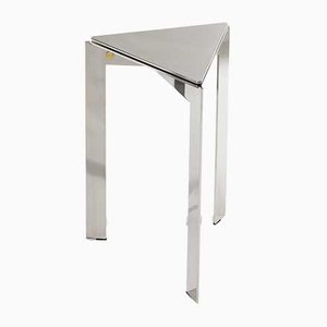 Joined T50.3 C Polished Stainless Steel Side Table by Barh