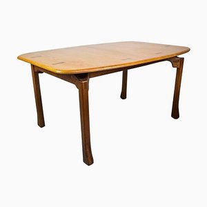 Mesa de comedor de carpintería de madera de Ejner Pagh, años 60