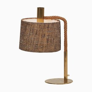 Rope Table Lamp in Style of Adrien Audoux, 1970s