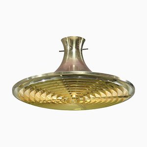 Brass Ceiling Lamp by Hans-Agne Jakobsson, 1960s