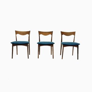 Dutch Rosewood Dining Chairs from AWA Meubelfabriek, 1950s, Set of 3