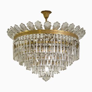 Vintage Art Deco Murano Glass Ceiling Lamp by Ercole Vintage Art Deco Murano Glass Ceiling Lamp by Ercole