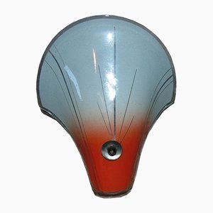 Applique Murale Mid-Century en Verre