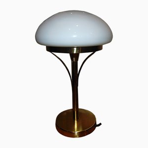 Lampada da tavolo vintage in ottone, anni '70