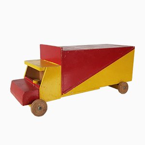 Vintage Spielzeugauto aus Holz Ko Verzuu für ADO, Niederlande, 1950er