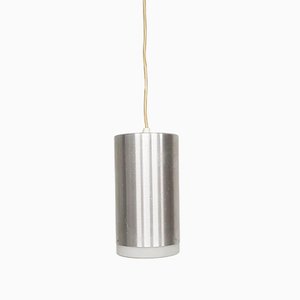 Aluminum and Opaline Glass Pendant Lamp from Raak, 1960s
