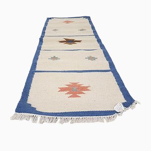 Indischer Vintage Teppich aus Wolle