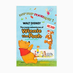 Póster de una hoja de The Many Adventures of Winnie the Pooh original de EE. UU., 1977