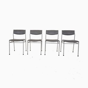 Vintage Dining Chairs in the Style of Martin Visser, Set of 4