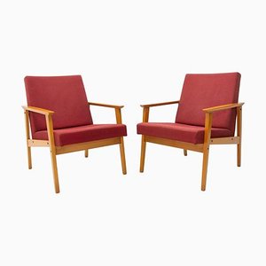 Danish Style Armchairs from TON, 1960s, Set of 2