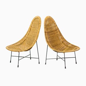 Set de Chaises Kraal par Kertsin Hörlin Holmqvist pour Nordiska Kompaniet, 1950s