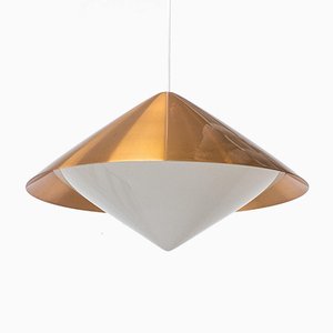 Copper Ceiling Lamp by Svea Winkler for Orno, 1960s