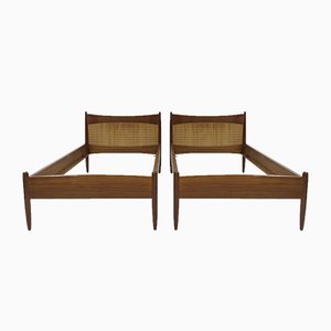 Set of Teak Bed Frames by Børge Mogensen, 1950s