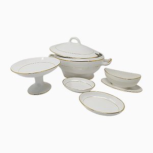 Erstaunliches Keramik Terrinen Suppen Set von Laveno, Italien, 1950er, 7 . Set