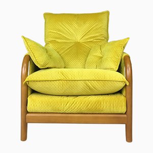 Fauteuil Vintage Jaune de Cinitique