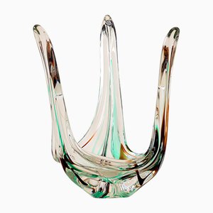 Decorative Bowl by Max Verboeket for Krystalunie Maastricht, 1950s