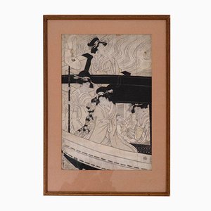 18th Century Japanese Woodcut