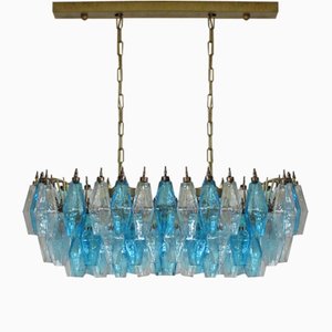 Poliedri Murano Glass Chandelier by Carlo Scarpa, 1978