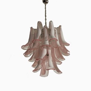 Vintage Italian Glass Chandelier, 1984