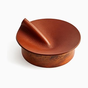 Contenedor Mini Rotonda en marrón de Cara & Davide para Uniqka