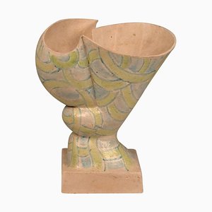 Sculptural Hand-Formed Vessel by W.Schalling, Netherlands, 1930s