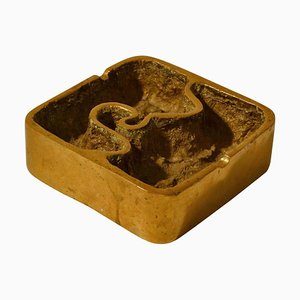 Bronze Sculpture Ashtray or Paperweight, 1970s