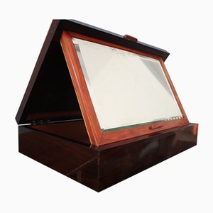 Antique Rosewood Box with Mirror