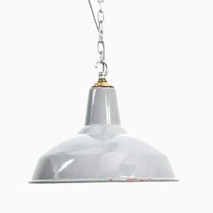 Industrial Pendant Light Shade Grey from Benjamin Crysteel