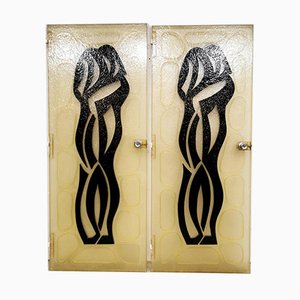 Fiberglass Art Deuren Lovers Door, 1960s