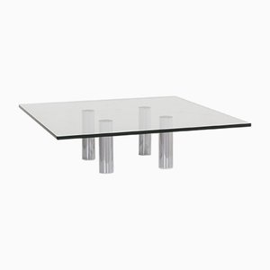 Silver Glass Coffee Table from Draenert