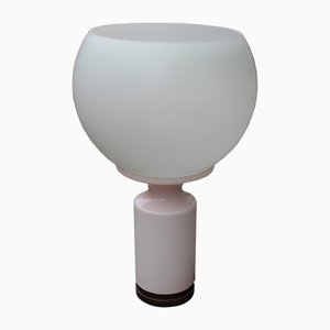 Large White and Pink Table Lamp from Vistosi, 1960s