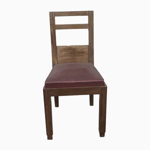 Set of Art Deco Style Dining Chairs, 1940s