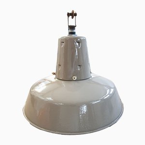 Lámpara de suspensión industrial Reflecto-Lux de Mazda, años 50
