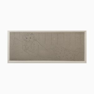 Henri Matisse - Nu Allongé - Gravure à l'eau-Forte 1929 - édition de 117 - Timbre-Signed