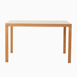 Swiss Beech and Walnut Dining Table, 1950s