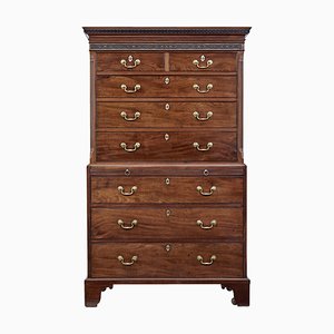 19th Century Channel Island Mahogany Chest of Drawers