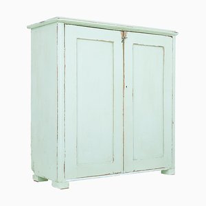 19th Century Painted Pine Cupboard