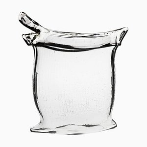 Bicchiere SACS vintage in vetro soffiato di Silvano Signoretto
