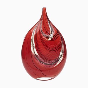 Vintage Glass Vase by Romano Dona