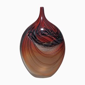 Vaso in vetro di Murano di Romano Dona