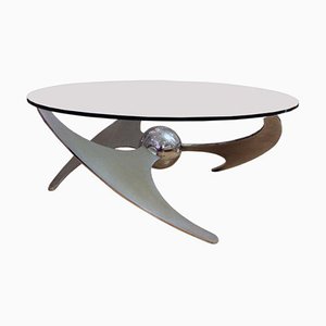 Table d'Appoint ou Table de Salle à Manger par Luciano Campanini, 1970s