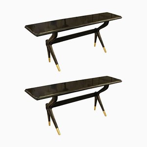 Console Tables Attributed to Ico Parisi, 1960s, Set of 2