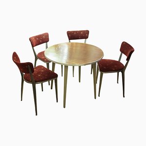 Table et Chaises de Salle à Manger par Ernest Race, 1960s, Set de 5