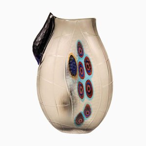 Vase en Verre Soufflé par Afro Celotto