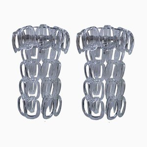Hooks Wandlampen von Vistosi, 1960er, 2er Set