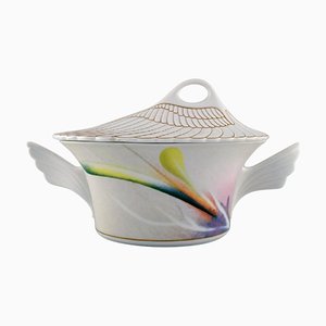 Grand Soupière Modèle Mythos Vintage en Porcelaine par Paul Wunderlich pour Rosenthal