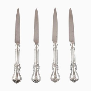 Fruit Knives in Silver 830 and Stainless Steel by Karl Almgren, Sweden, 1931, Set of 4